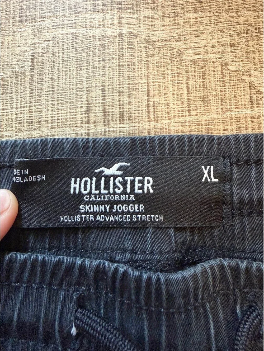 Hollister Black Skinny Cargo Jogger Pants – Men’s XL